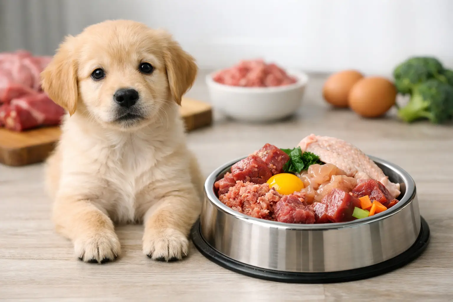 Can Puppies Eat Raw Meals Safely?